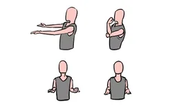 肘关节康复训练方法图