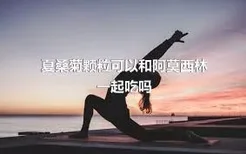 夏桑菊颗粒可以和阿莫西林一起吃吗