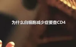 为什么白细胞减少症要查CD4