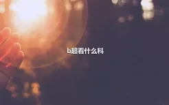 b超看什么科