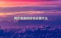 病态窦房结综合征是什么