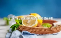 怎么健身才是正确的养生 让自己满血恢复