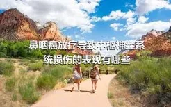 鼻咽癌放疗导致中枢神经系统损伤的表现有哪些