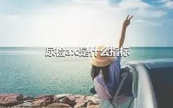 尿检a:c是什么指标