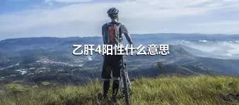 乙肝4阳性什么意思