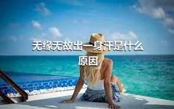 无缘无故出一身汗是什么原因