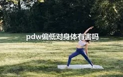 pdw偏低对身体有害吗