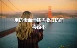 用抗毒血清还需要打抗病毒药不