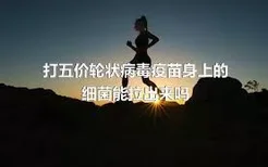 打五价轮状病毒疫苗身上的细菌能拉出来吗