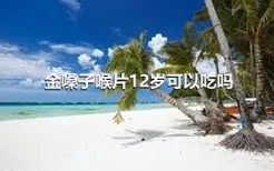 金嗓子喉片12岁可以吃吗