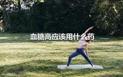 血糖高应该用什么药