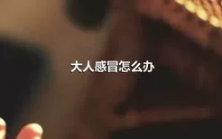 大人感冒怎么办